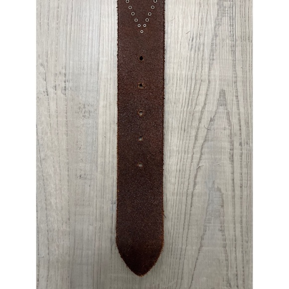 Linea Pelle Leather Studded Belt - Picture 12 of 12